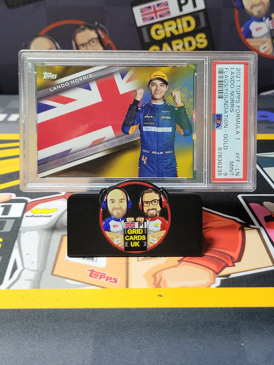Lando Norris 49/50 Gold - PSA 9 #FF-LN - 2021 Topps F1 Flagship - Graded Slab Cert: 67836235