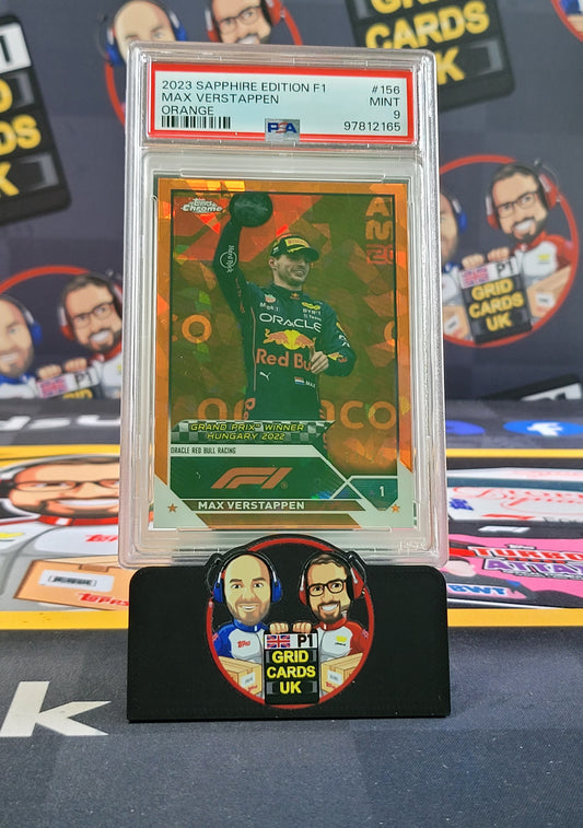 Max Verstappen 11/25 Orange - PSA 9 #156 - 2023 Sapphire F1 - Graded Slab Cert: 97812165