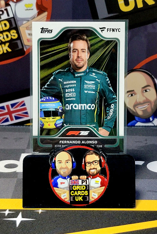 Fernando Alonso Base #4 - Topps F1 NYC Fanatics Fest 2025