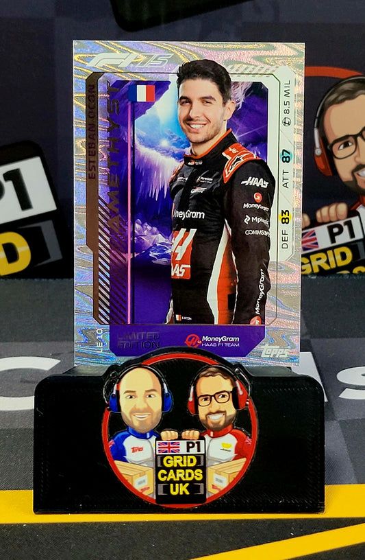 Esteban Ocon Amethyst LE10 - Topps UK F1 Turbo Attax 2025