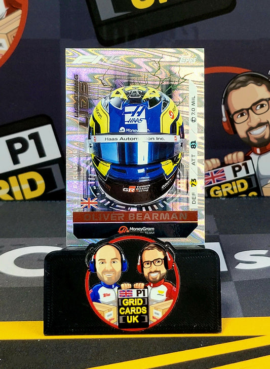 Oliver Bearman Lightning Lids LL7 - Topps UK F1 Turbo Attax 2025