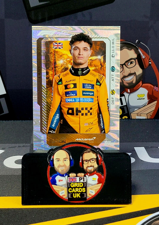Lando Norris Silverstone Gold LE39 - Topps UK F1 Turbo Attax 2025