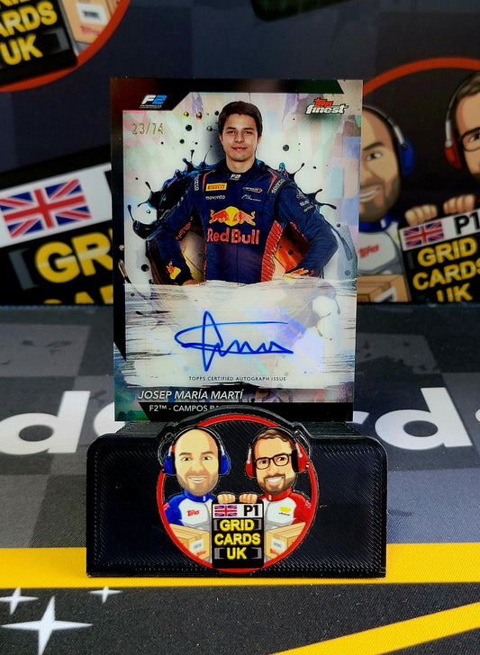 Josep Maria Marti 23/74 Auto - Topps F1 Finest 2024
