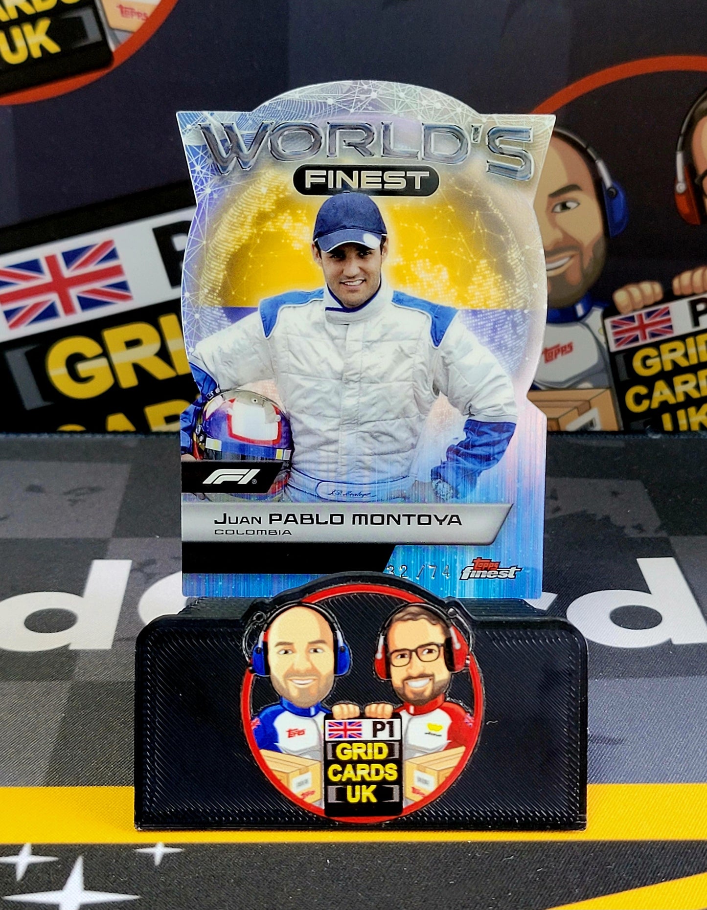 Juan Pablo Montoya 32/74 Worlds Finest - Topps F1 Finest 2024