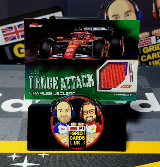 Charles Leclerc 18/50 Green Relic - Topps F1 Finest 2024