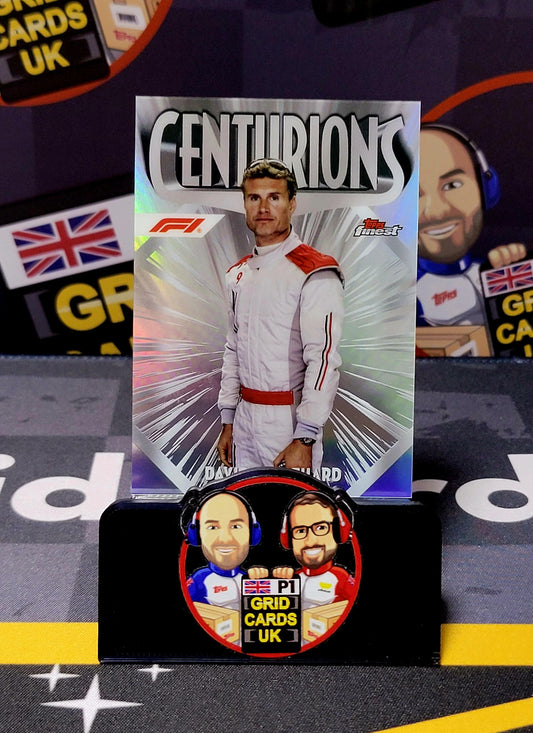 David Coulthard Case Hit #21/Centurions - Topps F1 Finest 2024