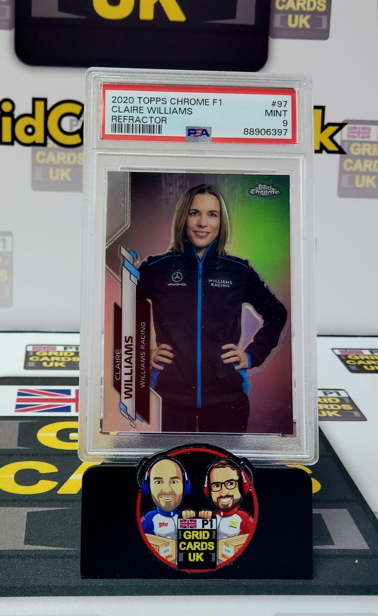 Claire Williams Refractor – PSA 9 #97 – Topps F1 Chrome 2020 – Graded Card Cert 88906397
