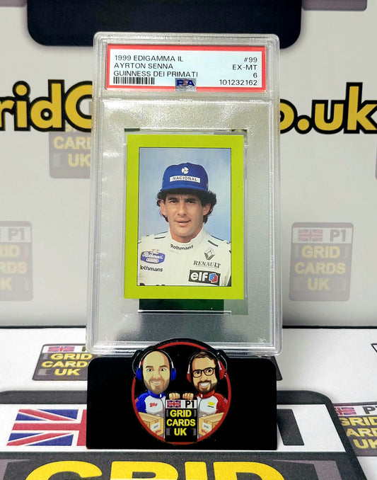 Ayrton Senna Guinness Dei Primati - 199 Edigamma IL - PSA 9