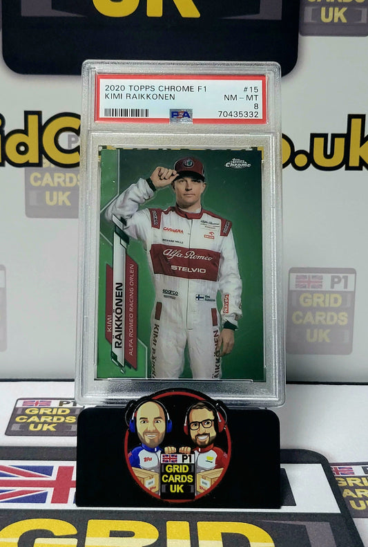 Kimi Raikkonen - Topps Chrome F1 2020 - PSA 8