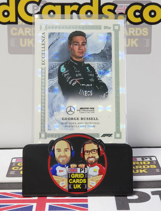 George Russell 14/75 Grey - Topps Eccellenza F1 2023