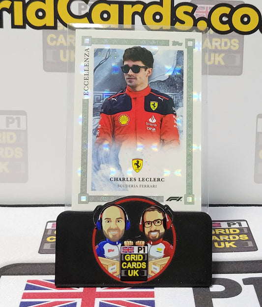 Charles Leclerc  62/75 Grey - Topps Eccellenza F1 2023