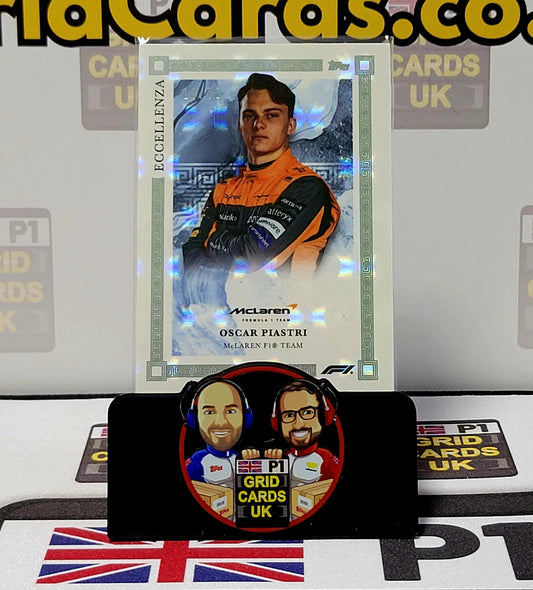 Oscar Piastri   18/75 Grey - Topps Eccellenza F1 2023