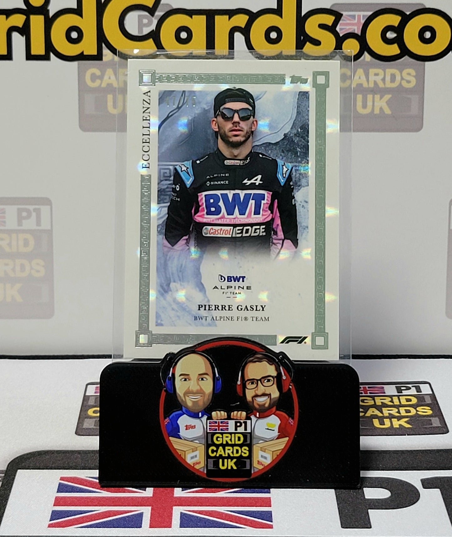 Pierre Gasly  47/75 Grey - Topps Eccellenza F1 2023
