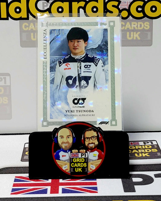Yuki Tsunoda  75/75 Grey - Topps Eccellenza F1 2023