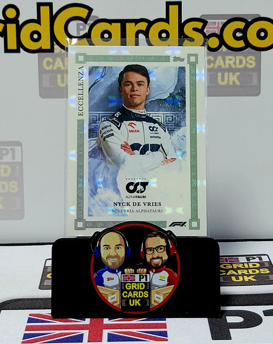 Nyck De Vries  45/75 Grey - Topps Eccellenza F1 2023