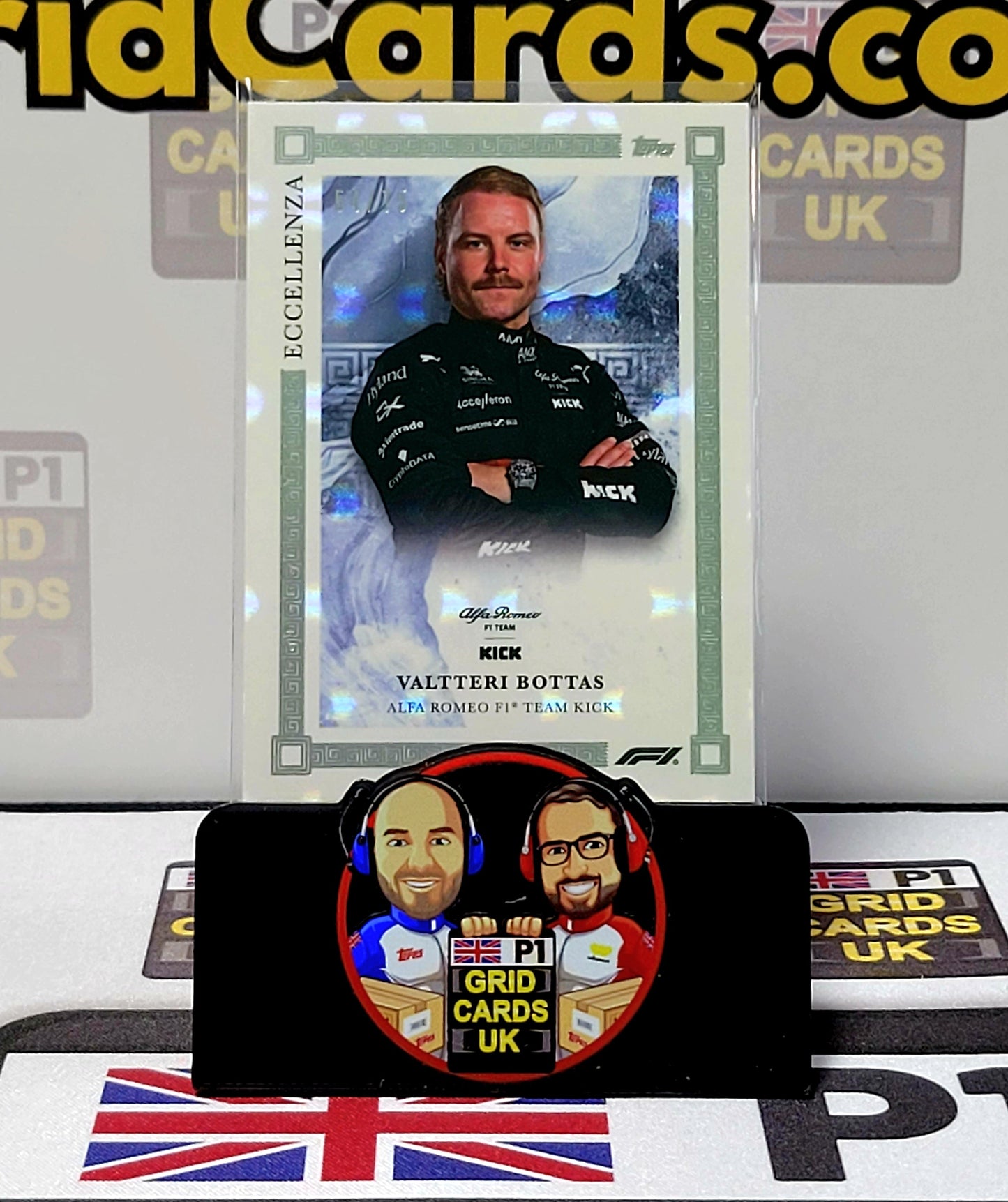 Valtteri Bottas  54/75 Grey - Topps Eccellenza F1 2023