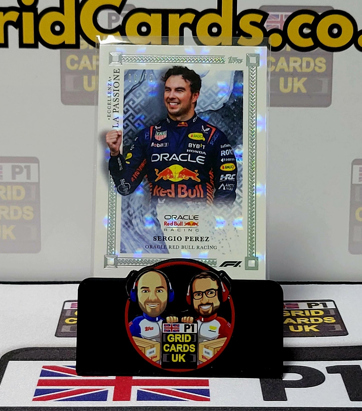Sergio  Perez  06/75 Grey La Passione - Topps Eccellenza F1 2023