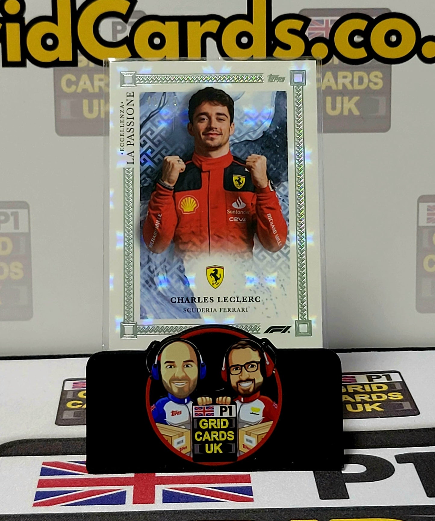 Charles Leclerc  45/75 Grey La Passione - Topps Eccellenza F1 2023