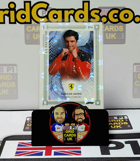Carlos Sainz  50/75 Grey La Passione - Topps Eccellenza F1 2023