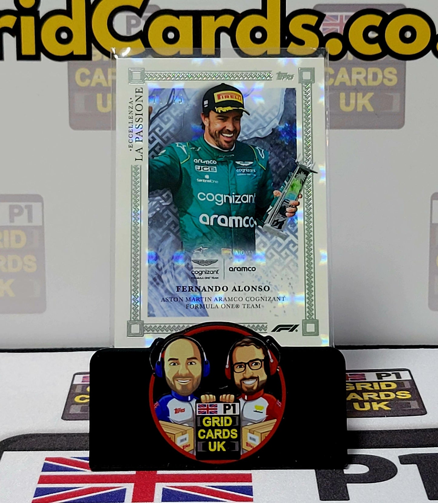 Fernando Alonso  75/75 Grey La Passione - Topps Eccellenza F1 2023