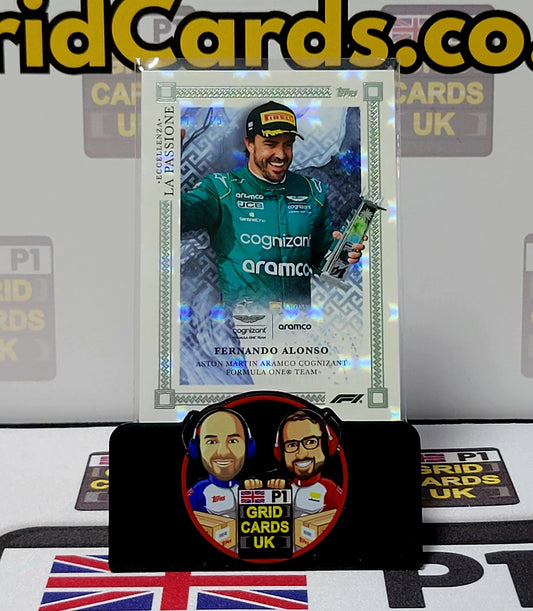 Fernando Alonso  75/75 Grey La Passione - Topps Eccellenza F1 2023