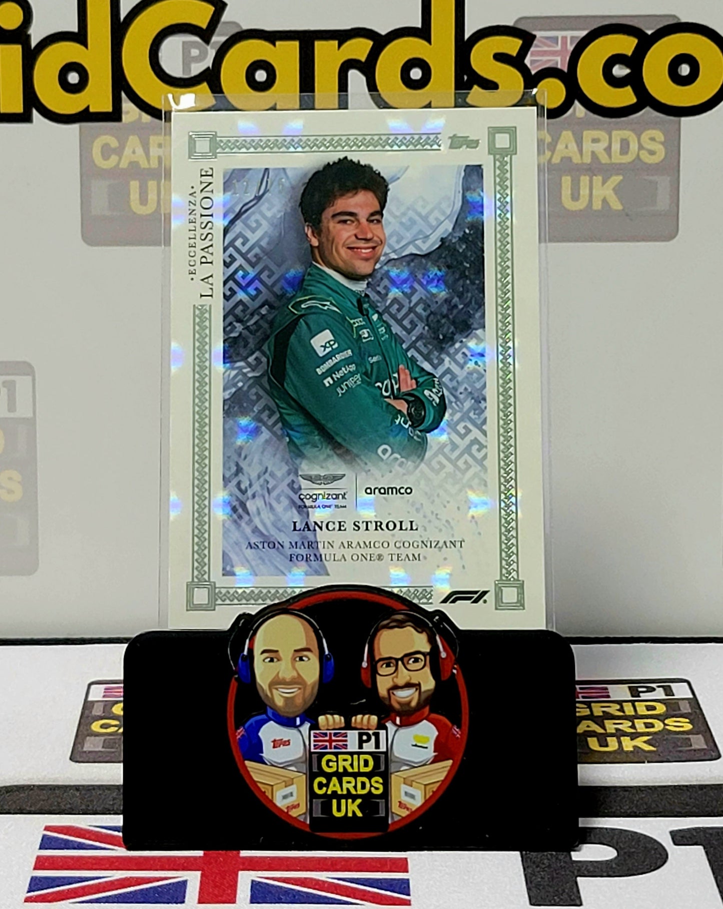 Lance Stroll  12/75 Grey La Passione - Topps Eccellenza F1 2023