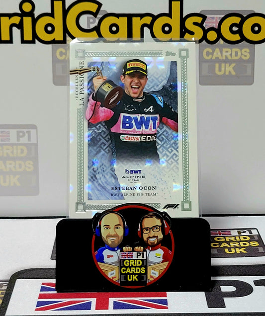 Esteban Ocon  59/75 Grey La Passione - Topps Eccellenza F1 2023