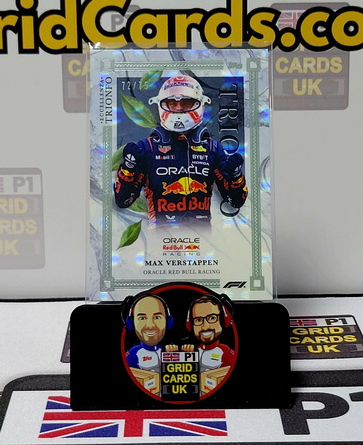 Max Verstappen  72/75 Grey Trionfo - Topps Eccellenza F1 2023