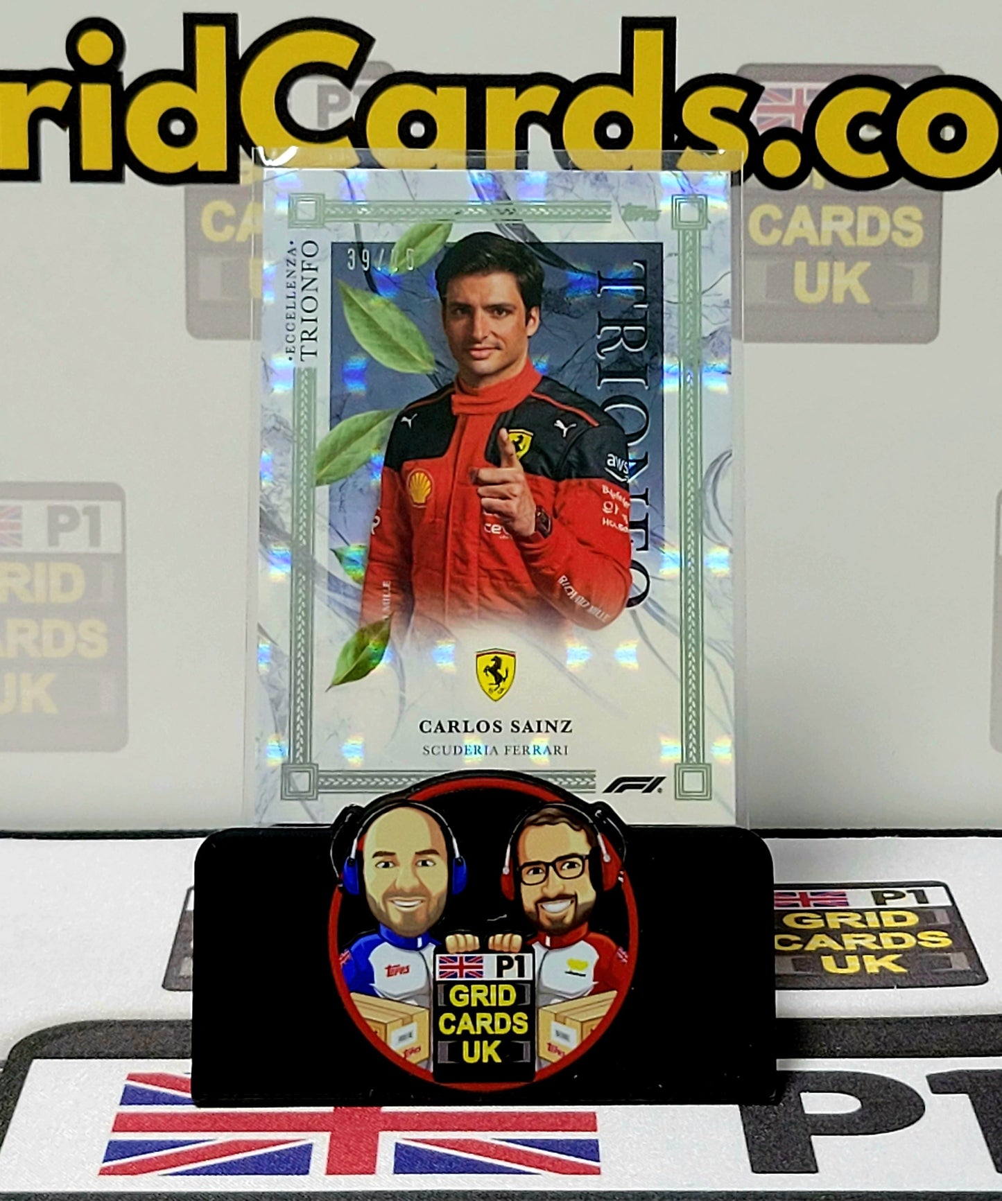 Carlos Sainz  39/75 Grey Trionfo - Topps Eccellenza F1 2023