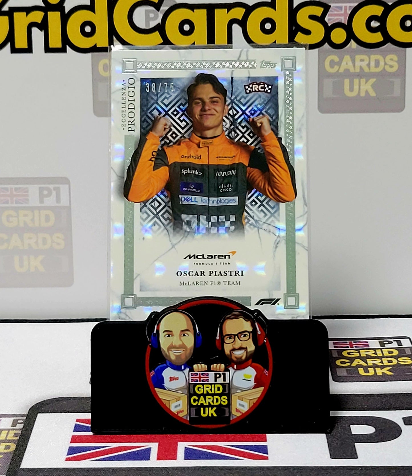 Oscar Piastri  38/75 Grey Prodigio - Topps Eccellenza F1 2023