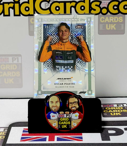 Oscar Piastri  38/75 Grey Prodigio - Topps Eccellenza F1 2023