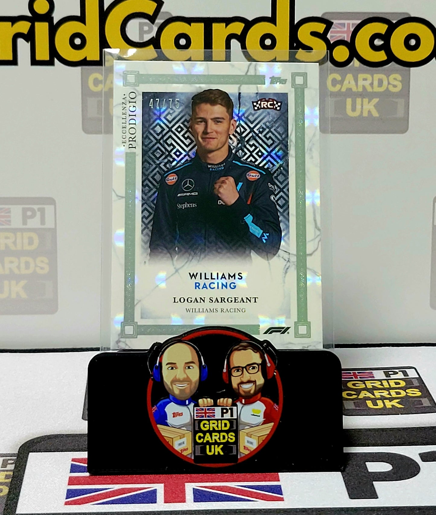 Logan Sargeant  47/75 Grey Prodigio - Topps Eccellenza F1 2023