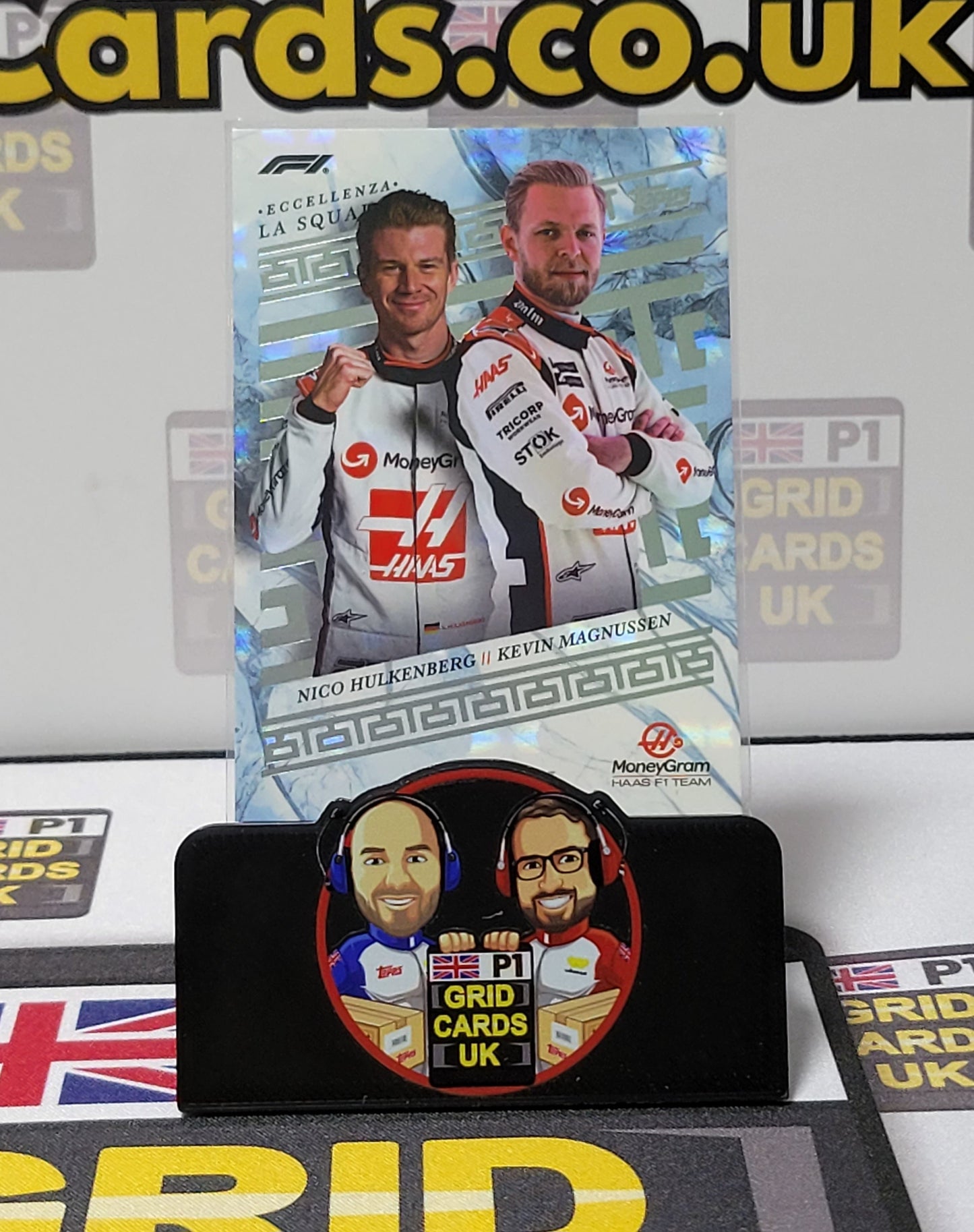 Nico Hulkenberg/Kevin Magnussen 42/75 Grey La Squadra - Topps Eccellenza F1 2023