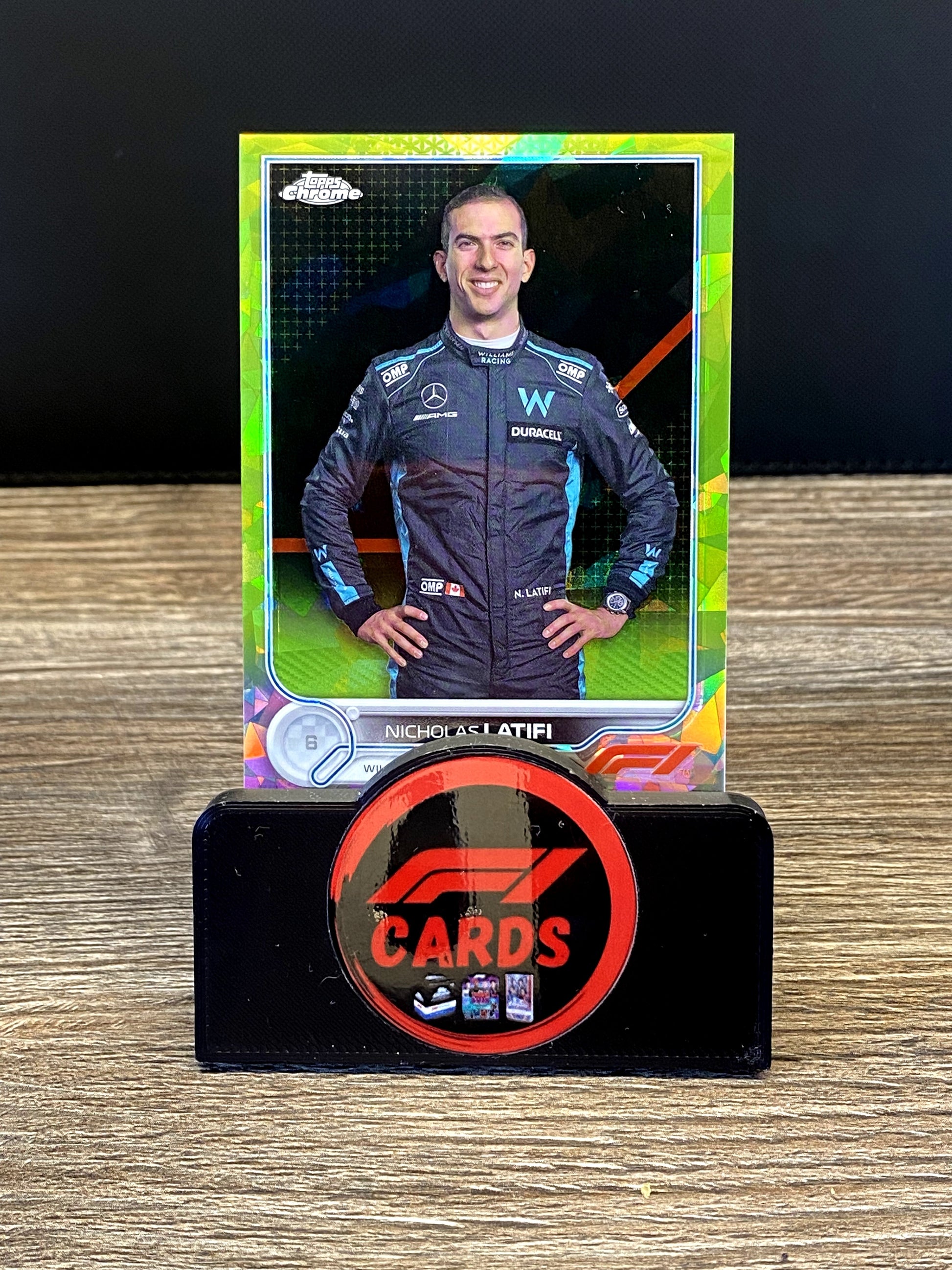 Nicholas Latifi Portrait - Sapphire 2022 - #51 Chartreuse 029/199