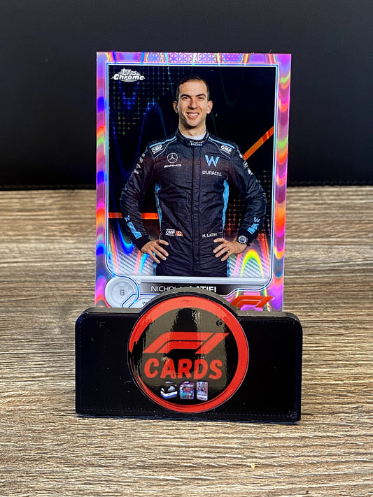 Nicholas Latifi Portrait - Chrome 2022 - #51 Pink Raywave 21/75