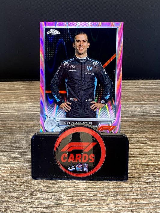 Nicholas Latifi Portrait - Chrome 2022 - #51 Pink Raywave 23/75