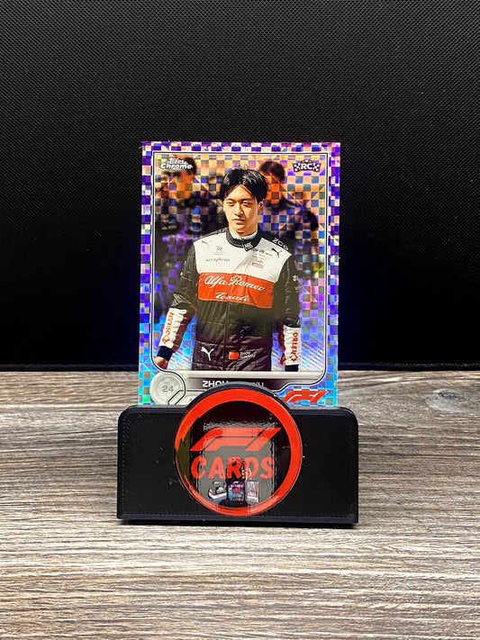 Zhou Guanyu - Chrome 2022 - #68 Purple Checker 007/199