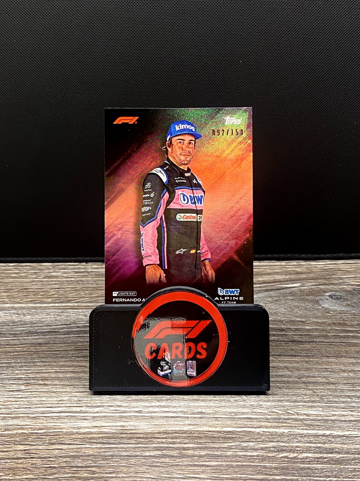 Fernando Alonso Portrait - Lights Out 2022 - Pink 092/150