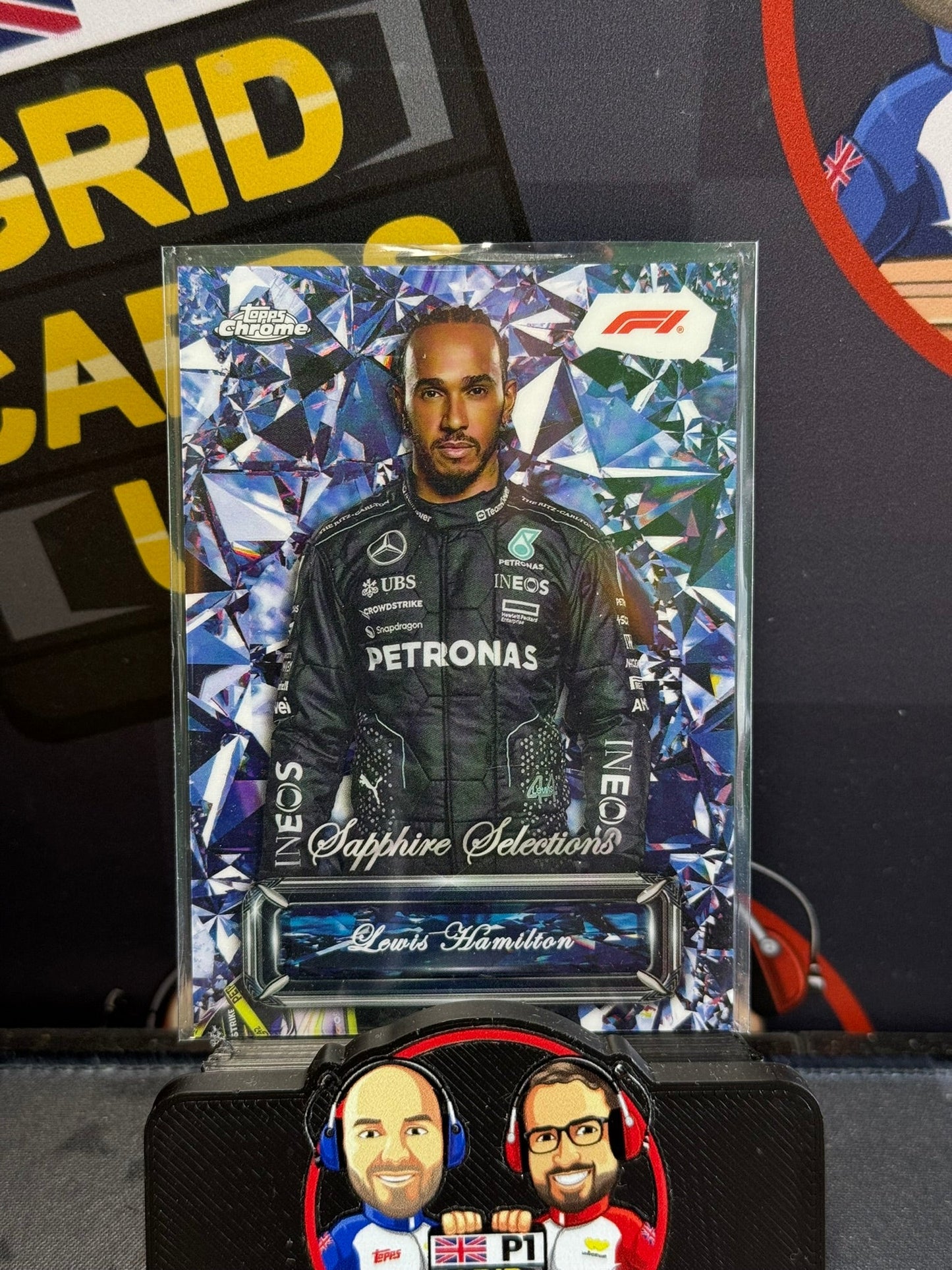 Lewis Hamilton Sapphire Selections SSP Case Hit #SS-2 - Topps F1 Chrome 2024