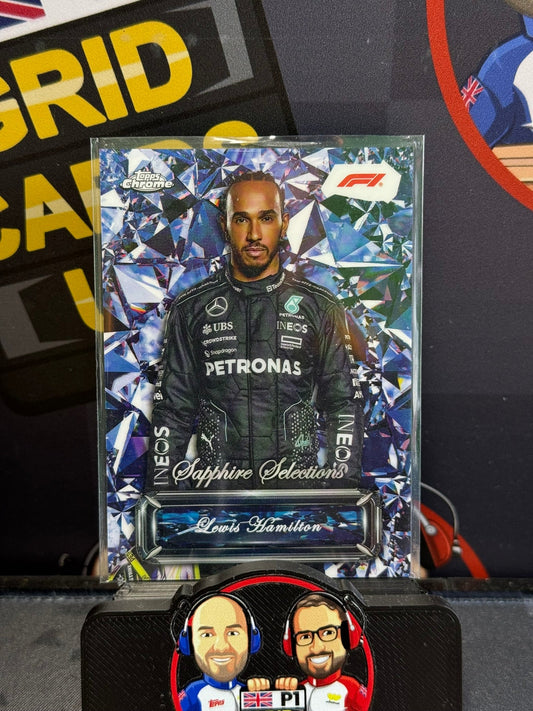 Lewis Hamilton Sapphire Selections SSP Case Hit #SS-2 - Topps F1 Chrome 2024