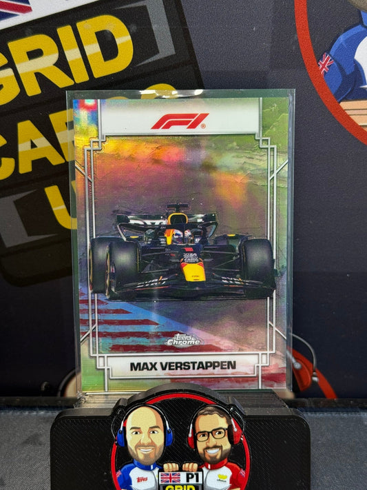 Max Verstappen Inside Trax SSP Case Hit #IT-1 Insert - Topps F1 Chrome 2024