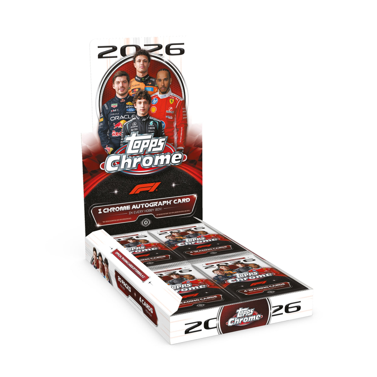 Topps F1 Chrome 2026 Hobby Box - New & Sealed