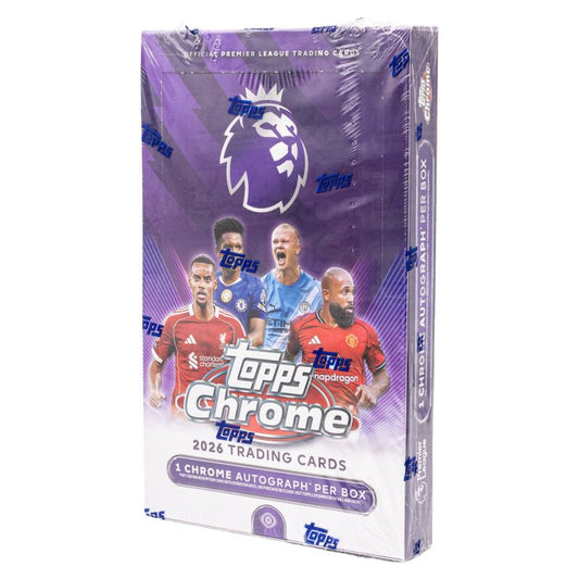 Topps Chrome Premier League 2026 - Hobby Box - New & Sealed