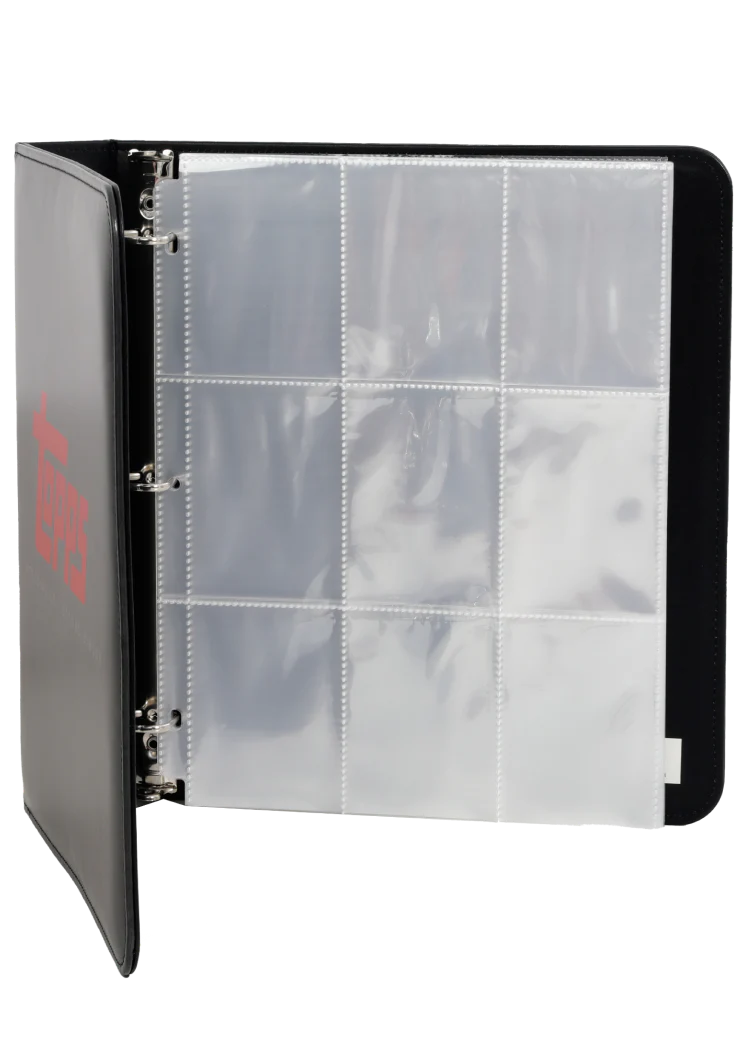Official Fanatics/Topps Brand - BLACK Binder (9 Pockets, 360 Cards)