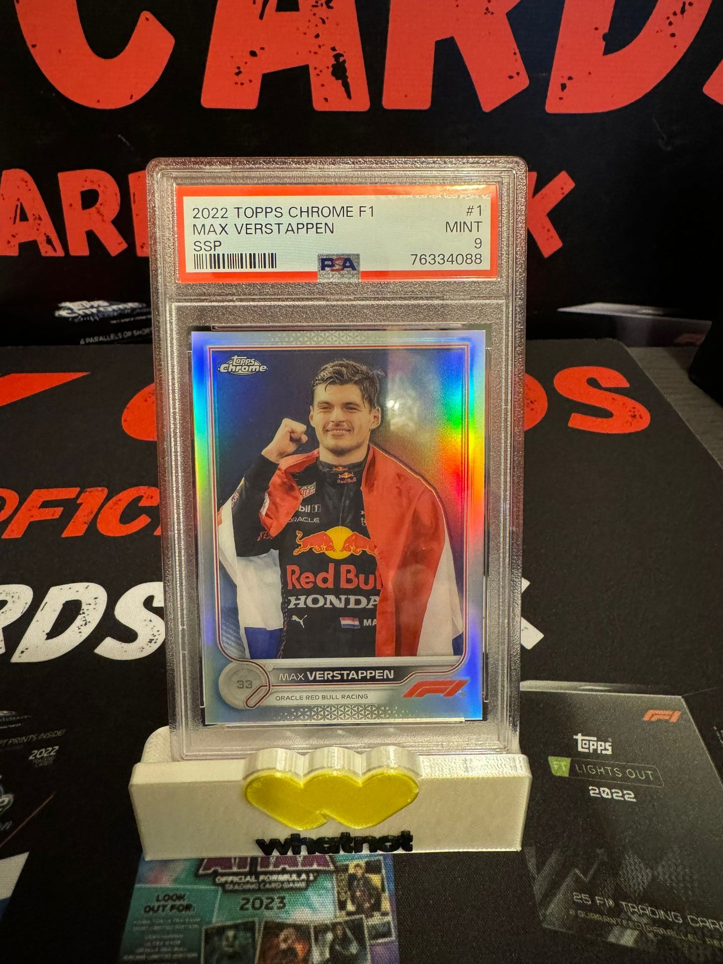 Max Verstappen IV - Chrome 2022 -  #1 PSA 9 SLAB