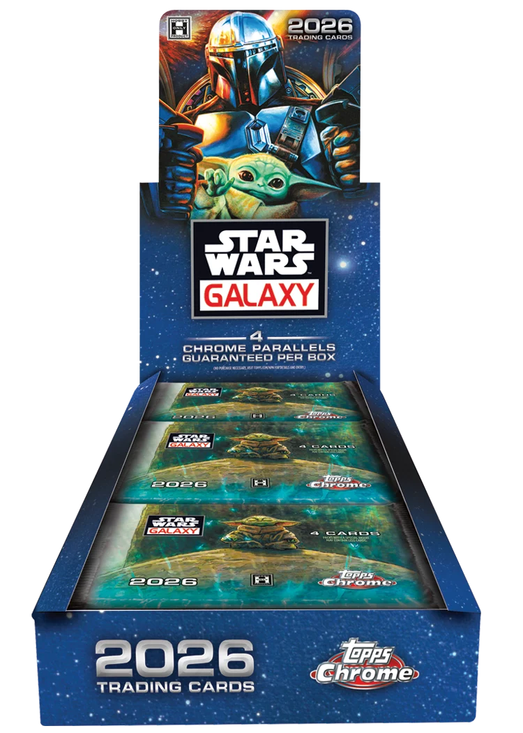 Topps 2026 Star Wars Chrome Galaxy Hobby Box - New & Sealed