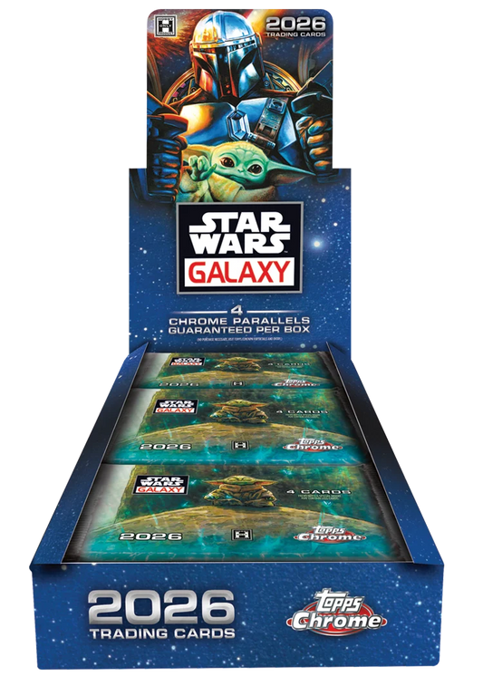 Topps 2026 Star Wars Chrome Galaxy Hobby Box - New & Sealed