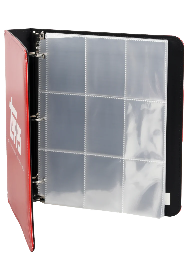 Official Fanatics/Topps Brand - RED Binder (9 Pockets, 360 Cards)