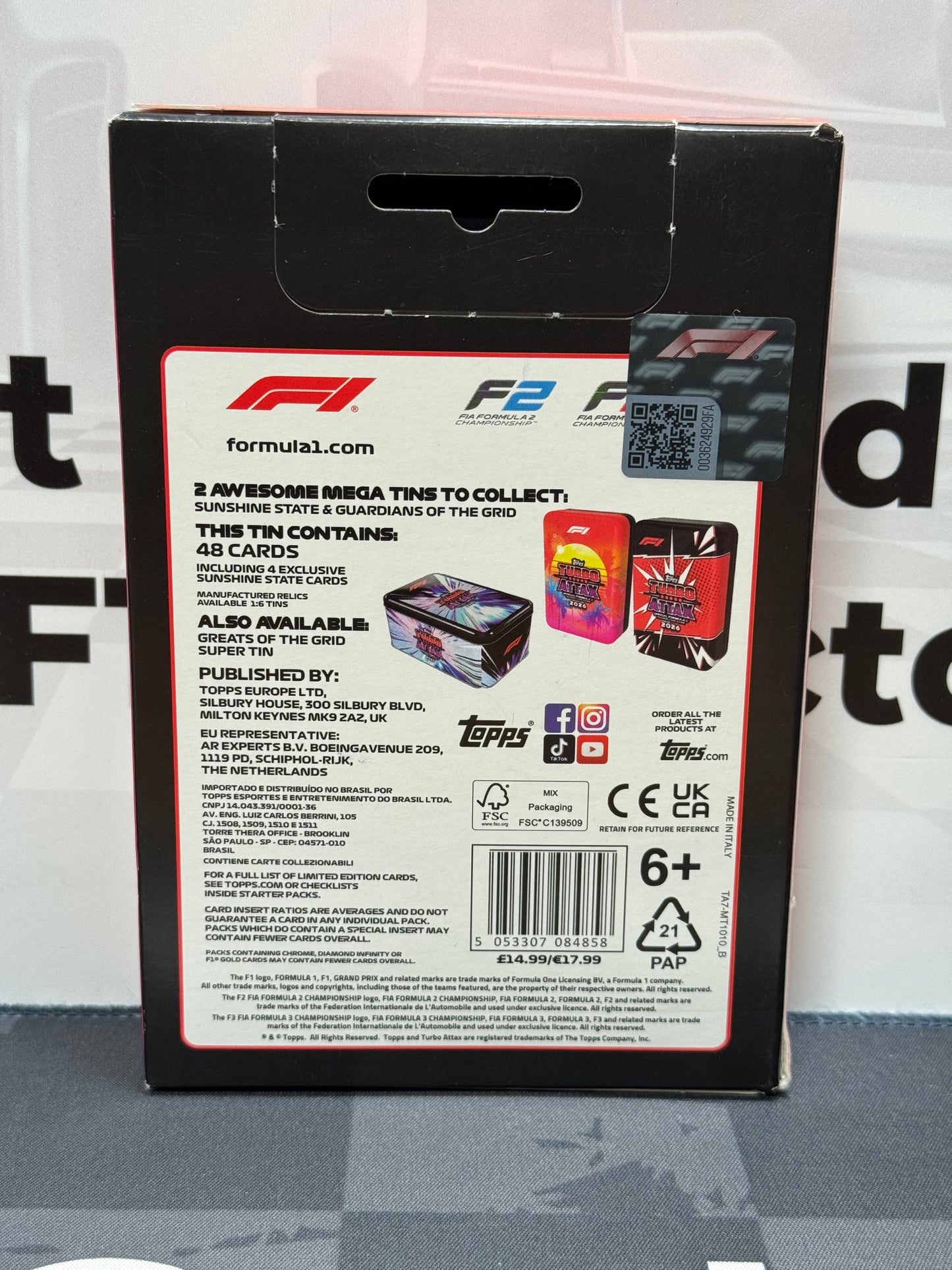 Topps F1 Turbo Attax 2026 - MEGA TIN (Pre Order, Releases 23/7/26)