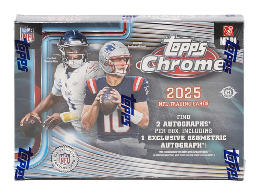 Topps NFL Chrome American Football 2025 - Breakers Delight Box - New & Sealed